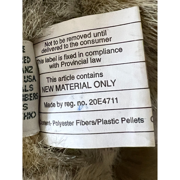 Ganz Plush Bear Cottage Collectibles Plus Dennis 1999 Sue Coe Reg #20E4711 RARE - Picture 7 of 8